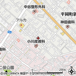 兵庫県加古川市平岡町新在家86-9周辺の地図