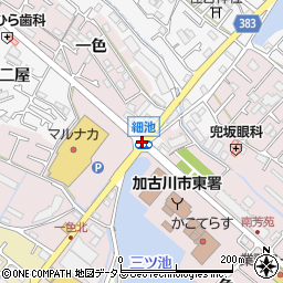 細池周辺の地図