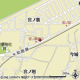 京都府木津川市木津宮ノ裏173-36周辺の地図