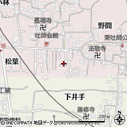 京都府木津川市吐師松葉43周辺の地図
