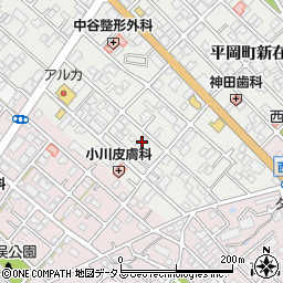 兵庫県加古川市平岡町新在家83-9周辺の地図