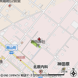 静岡県浜松市中央区西山町2083周辺の地図