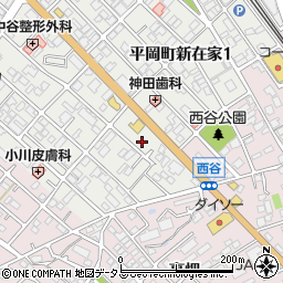 兵庫県加古川市平岡町新在家35-8周辺の地図
