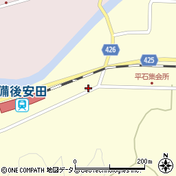 広島県三次市吉舎町安田1374周辺の地図