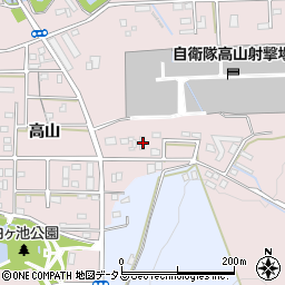 愛知県豊橋市飯村町高山86周辺の地図
