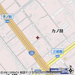 愛知県豊橋市神野新田町ワノ割96周辺の地図