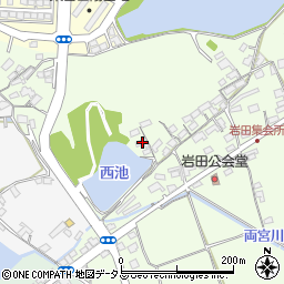 岡山県赤磐市岩田724周辺の地図