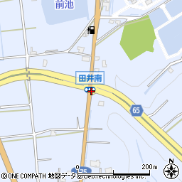 田井南周辺の地図