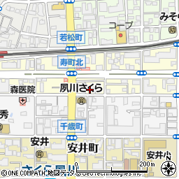 兵庫県西宮市寿町周辺の地図