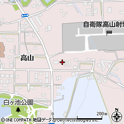 愛知県豊橋市飯村町高山84周辺の地図