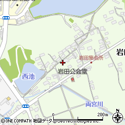 岡山県赤磐市岩田114周辺の地図