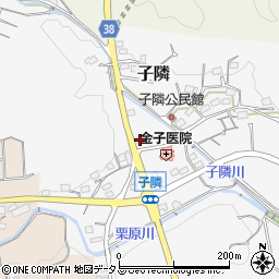 静岡県掛川市子隣168周辺の地図