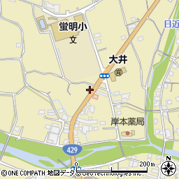 岡山県岡山市北区大井419-10周辺の地図