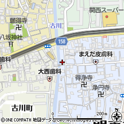 大阪府門真市常盤町1-12周辺の地図