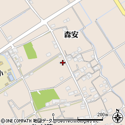 兵庫県加古郡稲美町森安30-4周辺の地図