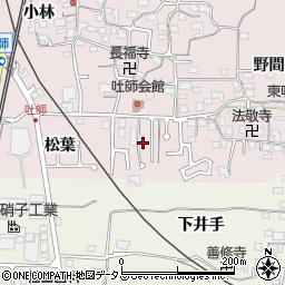 京都府木津川市吐師松葉37-4周辺の地図