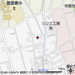 静岡県磐田市富丘138周辺の地図
