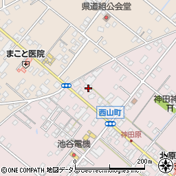 静岡県浜松市中央区西山町2182周辺の地図