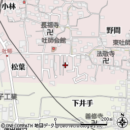 京都府木津川市吐師松葉42-5周辺の地図