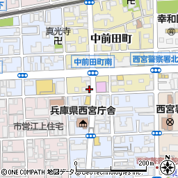 児童デイサービスぶどうの木阪神西宮周辺の地図