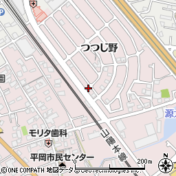 兵庫県加古川市平岡町つつじ野1-215周辺の地図
