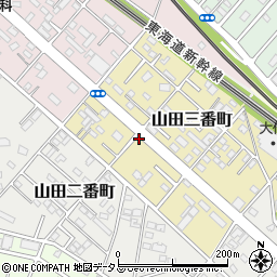 クスリのアオキ　山田三番町店周辺の地図