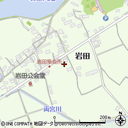 岡山県赤磐市岩田220周辺の地図