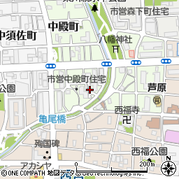 兵庫県西宮市中殿町2周辺の地図