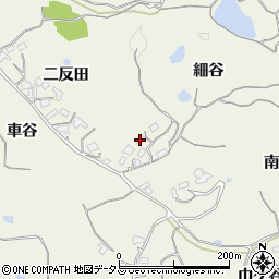 京都府木津川市鹿背山細谷周辺の地図