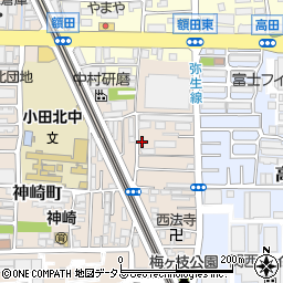 ＮＰＣ２４Ｈ尼崎神崎町パーキング周辺の地図