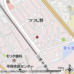 兵庫県加古川市平岡町つつじ野1-346周辺の地図