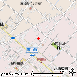 静岡県浜松市中央区西山町2170周辺の地図