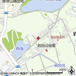 岡山県赤磐市岩田715-1周辺の地図