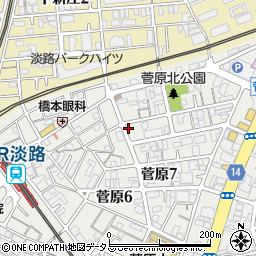 木島屋塗料商会周辺の地図