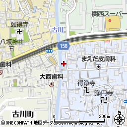 大阪府門真市常盤町1-10周辺の地図