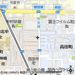 兵庫県尼崎市神崎町39-28周辺の地図