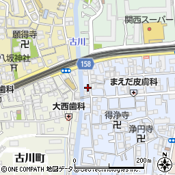 大阪府門真市常盤町1-9周辺の地図