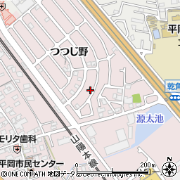 兵庫県加古川市平岡町つつじ野1-325周辺の地図