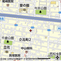セブンイレブン尼崎立花町２丁目店周辺の地図