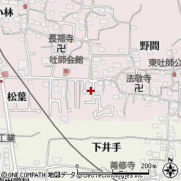 京都府木津川市吐師松葉43-24周辺の地図