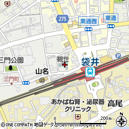 静岡県袋井市三門町2-10周辺の地図