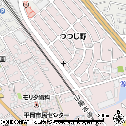 兵庫県加古川市平岡町つつじ野1-214周辺の地図