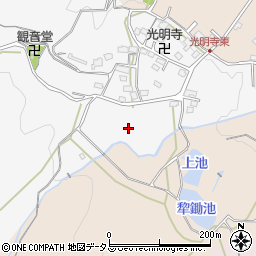 三重県津市安濃町光明寺周辺の地図