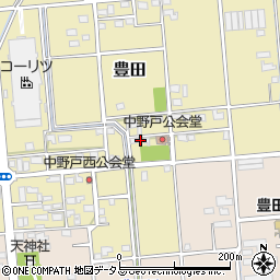 静岡県磐田市豊田610周辺の地図