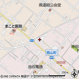 静岡県浜松市中央区西山町2180周辺の地図