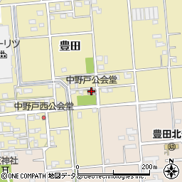 静岡県磐田市豊田612周辺の地図