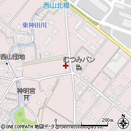 静岡県浜松市中央区西山町764周辺の地図