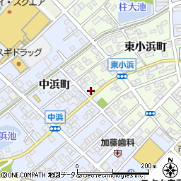 愛知県豊橋市中浜町78-3周辺の地図