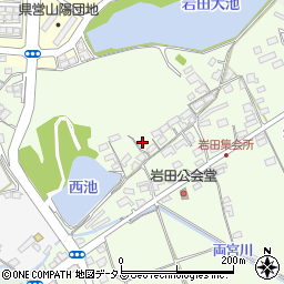 岡山県赤磐市岩田709周辺の地図