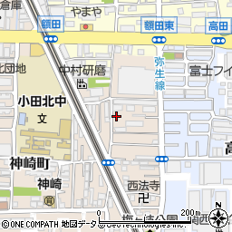 リパーク尼崎神崎町駐車場周辺の地図